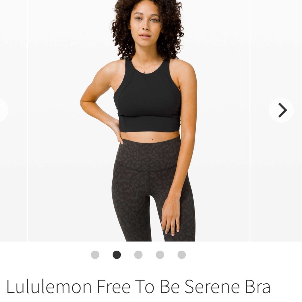 Lululemon Free To Be Serene Bra High Neck Long Line